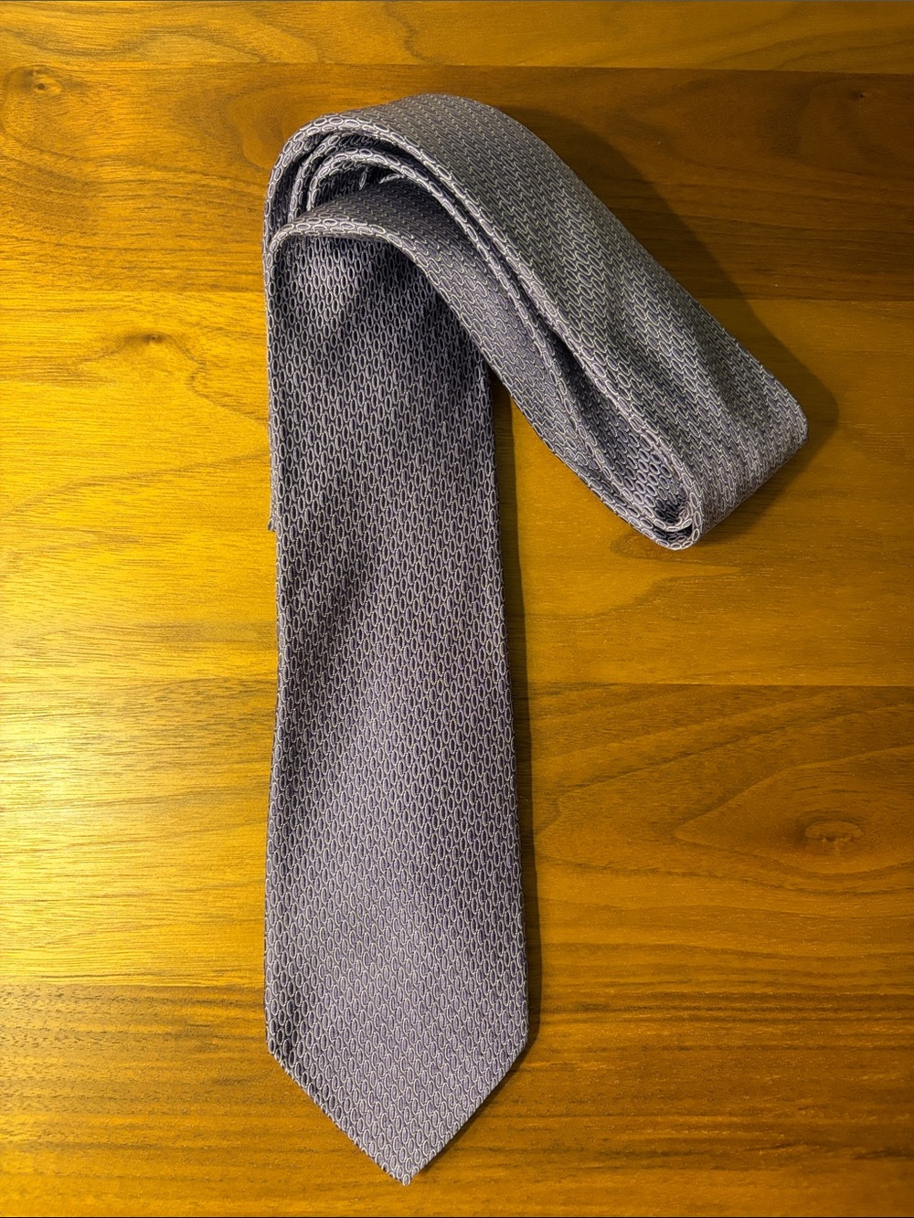 Hugo Boss Purple Knit Tie